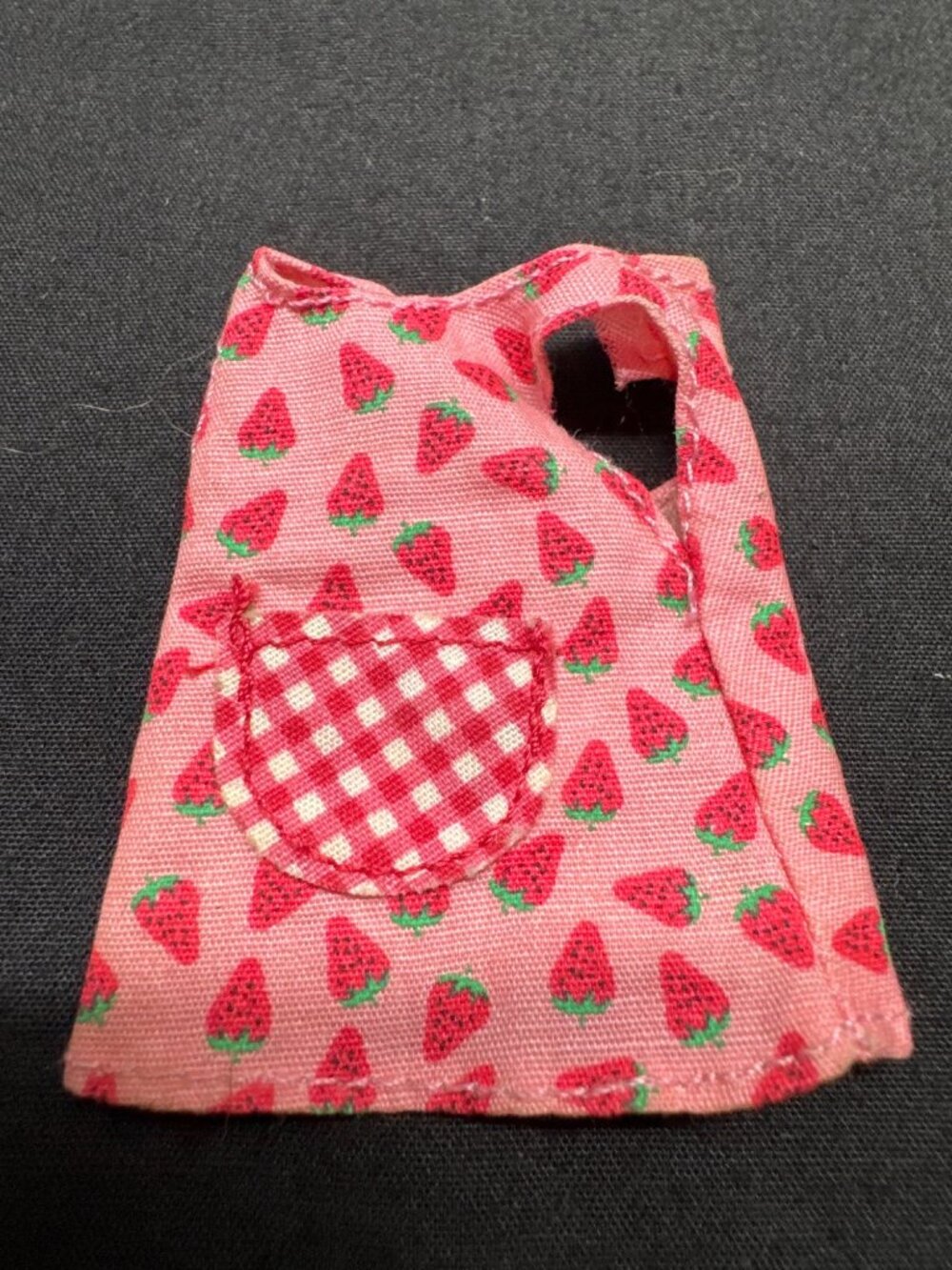 Barbie Kelly Fun Treats Pink Strawberry Dress 2001 Genuine Mattel Doll Clothing
